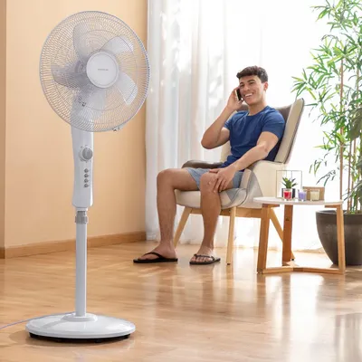 Obrázek produktu pro Volně stojící ventilátor InnovaGoods Freshinn White 45 W