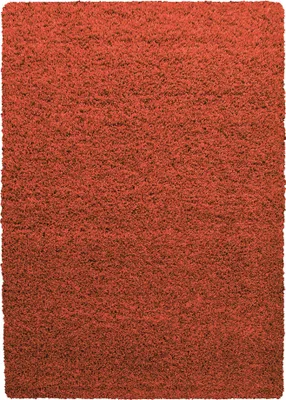 Obrázok produktu pre Kober do obývačky, hustý vlas, farba terakota, obdĺžnikový tvar, 140x200 cm, jednofarebný