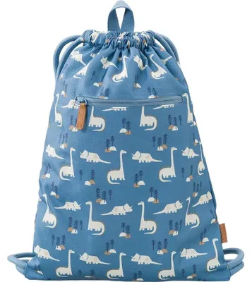 Produktbild von Fresk Dinosaur Turnbeutel Blau  Kinder Blau One Size