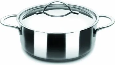 Produktbild von Ibili NOAH 605024 Kochtopf inkl. Deckel, Edelstahl, 24 cm Durchmesser, Induktionsherd-geeignet