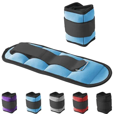 Produktbild von Verstellbare Gewichtsmanschetten für Knöchel und Handgelenke – ideal für Fitness, Yoga, Joggen, Aerobic und Training im Fitnessstudio