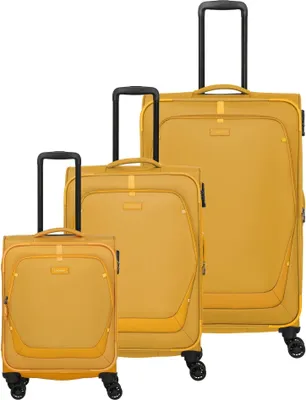 Zdjęcie produktu dla Zestaw walizek Travelite Umbria na 4 kółkach, 3-częściowy z elastycznym zagięciem