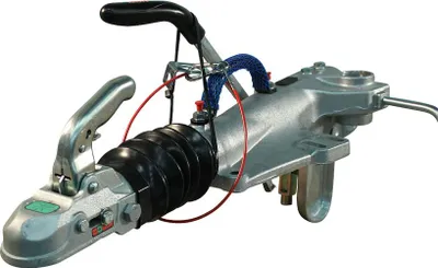 Auflaufbremse V-Deichsel 2700-3500 kg Konsole mit geripptem Bugrad Knott 6J2286.002