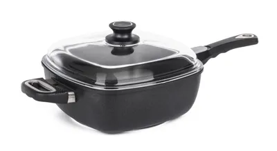 Produktbild von G21 Cook 26 cm tiefe Bratpfanne mit Deckel und abnehmbarem Griff