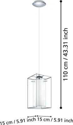 Produktbild von EGLO Loncino 1, Flexible Halterung, Chrom, Transparent, Weiß, Transparent, Weiß, Stahl, Glas, Drinnen