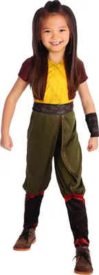 Produktbild von Klassisches Raya™-Kostüm für Mädchen 9-10 Jahre (134-140 cm)