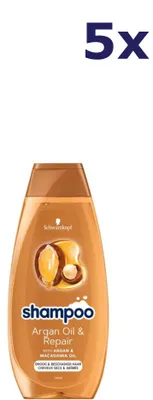 Zdjęcie produktu dla 5 sztuk szamponu Schwarzkopf Oil Repair 400 ml