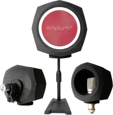 Produktbild von Mikrofon-Isolationsball 2-in-1 – Aufnahmekabine – Schallschutzwand – Mikrofon-Windschutz – Pop-Filter