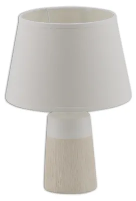 Produktbild von Näve Keramik Tischleuchte Sullivan - Keramik, Textil - weiß; 3122323
