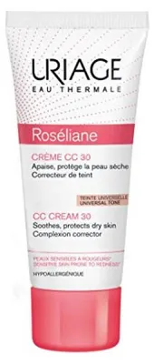 Imagen del producto de Uriage Roséliane, crema con color (CC Cream) SPF30, tono universal, 40 ml