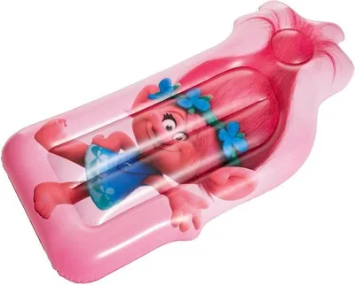 Obrázek produktu pro Happy People Dětská nafukovací matrace Trollové Poppy - cca 113x51x16cm