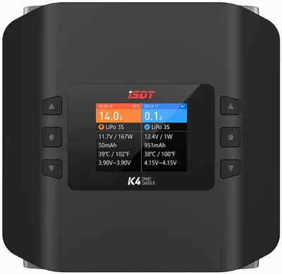Produktbild von Acculader – AC 400W / DC 600W – Zweikanalig – Für Lithium, Li-Ion, LiPo und NiMH-Akkus