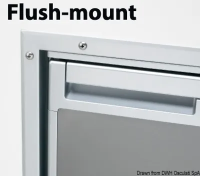 Obrázok produktu pre Zapušťovací montážny rám pre chladničku Waeco Coolmatic CR80/CRX80, čierny Osculati 50.904.07