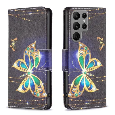 Image de Étui de protection en simili cuir pour Samsung Galaxy S24 Ultra, motif 3, coque