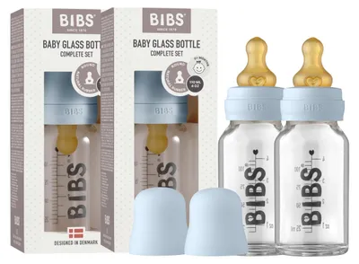 Produktbild von Glasflasche für Babys - 110 ml - 2er-Pack - Gegen Koliken