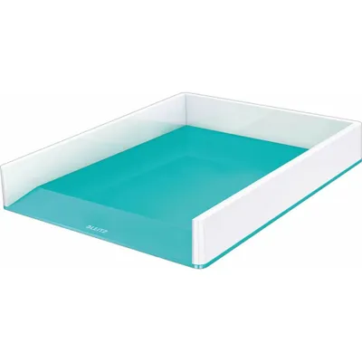Produktbild von LEITZ Briefablage WOW Duo Colour, A4, Polystyrol, eisblau