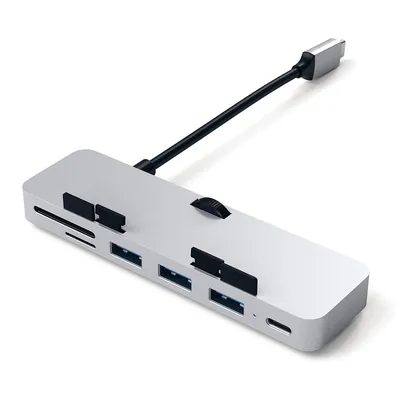 Produktbild von Satechi - USB -C Clamp Hub Pro für iMac (Silber)