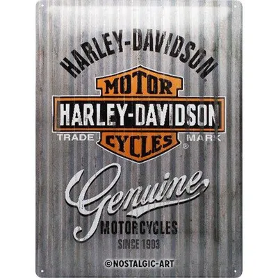 Produktbild von Nostalgic-Art - Kovová cedule 30 x 40 cm - Harley-Davidson - Kovová zeď