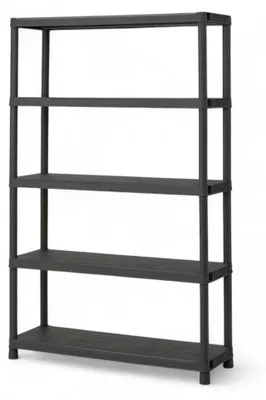 Immagine prodotto di scaffale in resina fisso cm 30x80x188h - 5 ripiani - portata 225 kg