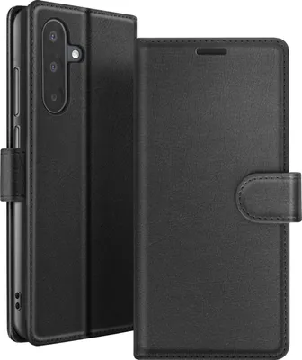 Produktbild von Zanaé, Portemonnaie Etui Galaxy A17 mit Ständer und Magnetlasche, Schwarz
