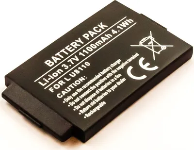 Produktbild von Akku für LG Electronics U8380 Li-Ion 3,6 Volt 900 mAh weiß.