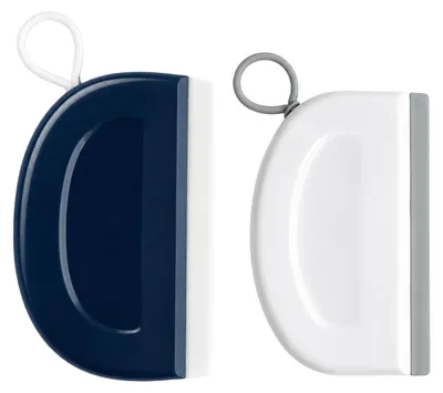 Produktbild von Duschabzieher - 2 Stück Set mit weicher Abziehlippe - Für Dusche, Glas, Spiegel, Fliesen und Waschbecken