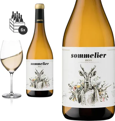Produktbild von 6er Karton 2022 Rioja blanco SOMMELIER von Bodegas Senorio de Arana - Weißwein