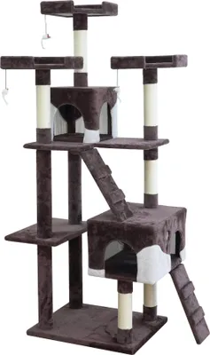 Produktbild von Aga Kratzbaum für Katzen 170 cm Braun-Weiß