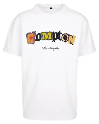 Image de Mister Tee - T-shirt « Compton LA » pour homme, taille extra-large TN2535 (XS) (blanc)