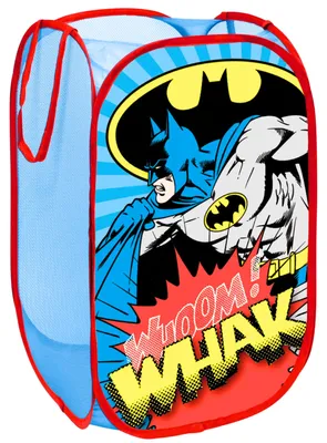 Produktbild von Aufbewahrungskorb Batman - Pop-Up Korb für Kinder Wäschekorb Spielzeugnetz