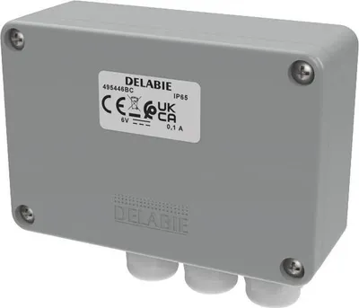 Obrázek produktu pro Skříňka elektroniky Delabie s 6V baterií pro kování TEMPOMATIC