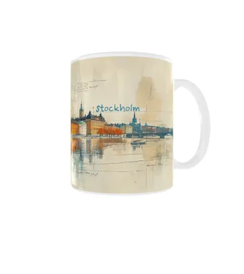 Produktbild von Becher 300ml Urlaub Stadt Reisen Schweden Stockholm Stockholm