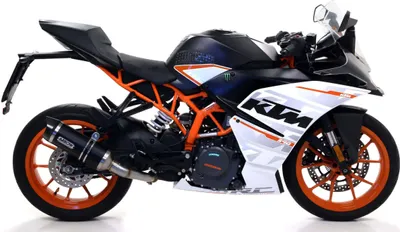 Zdjęcie produktu dla ARROW thunder ciemny aluminiowy tłumik wsuwany z zaślepką carby do KTM Rc 390