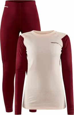 Produktbild von CRAFT CORE Warm Baselayer Set W RHUBARB GUM S