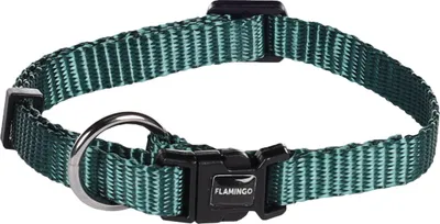 Produktbild von Flamingo Halsband Ziggi dunkelgrün, Größe: XS