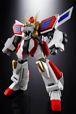 Imagen del producto de El valiente guerrero Exkizer, figura de acción Chogokin, modelo GX-120 Kingexkizer, 28 cm