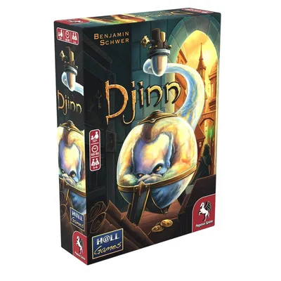 Zdjęcie produktu dla Djinn – angielska wersja gry planszowej dla 1–4 graczy od 12 lat