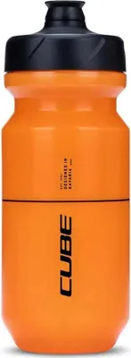 Obrázek produktu pro CUBE Flow 500 ml oranžová láhev na vodu - lehká cyklistická láhev, bez BPA, ergonomická a vhodná do myčky nádobí