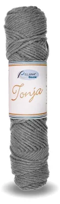Produktbild von Rellana Tonja,Topflappengarn,Schulgarn,100% Baumwolle,50g/85m 314 hellgrau