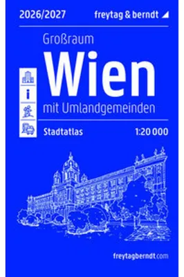 Immagine prodotto di freytag & berndt Stadtatlas Wien Großraum, Städteatlas 2026/2027 1:20.000