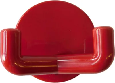 Immagine prodotto di 25 ganci da parete, rosso a 2 pieghe