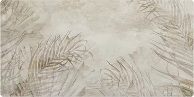 Produktbild von Zarter Blätterhintergrund– Schreibtischunterlage – Schreibtisch Tischunterlage – 90x45 cm – Unterlage Groß Schreibtischmatte