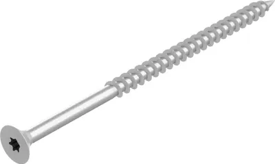 Immagine prodotto di Vite per truciolare SECCARO 5 x 100 mm, acciaio zincato, vite per legno con filettatura parziale, TX / presa esalobata, 75 pezzi