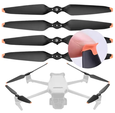 Geräuscharmer Propeller für DJI Mavic 3, 4 Stück, TPU-Spitze