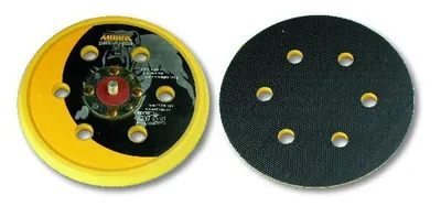 Produktbild von MIRKA MIRKA KLETT-Teller medium Ø 150 mm 6-Loch 5/16“ Gewinde, geeignet für 6-Loch Klett (1 St)