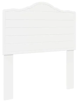 Image de Tête de lit vidaXL en bois blanc