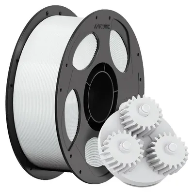 Obrázek produktu pro Filament pro 3D tiskárny, odolný proti nárazům, vysoká teplotní odolnost, 1 kg, BÍLÁ