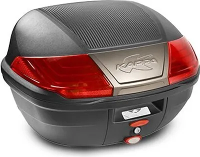 Image de KAPPA Topcase "K400" Monolock, 40 l Inha noir / titanium, réflecteur rouge
