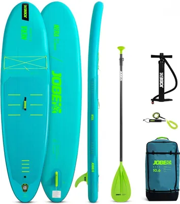 Immagine prodotto di Jobe Aero Nera SUP Board 10,6 Pacchetto Stand up Paddle gonfiabile set completo 320cm