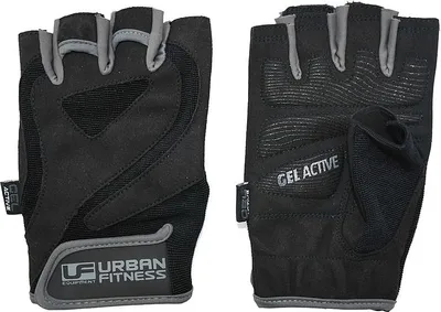 Obrázok produktu pre Fitness rukavice bavlnené čierne Veľkosť l